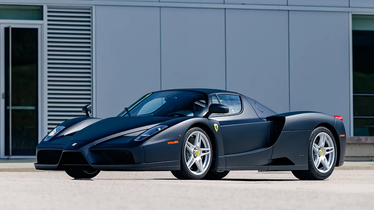 Meet the One-of-One Matte Black Ferrari Enzo